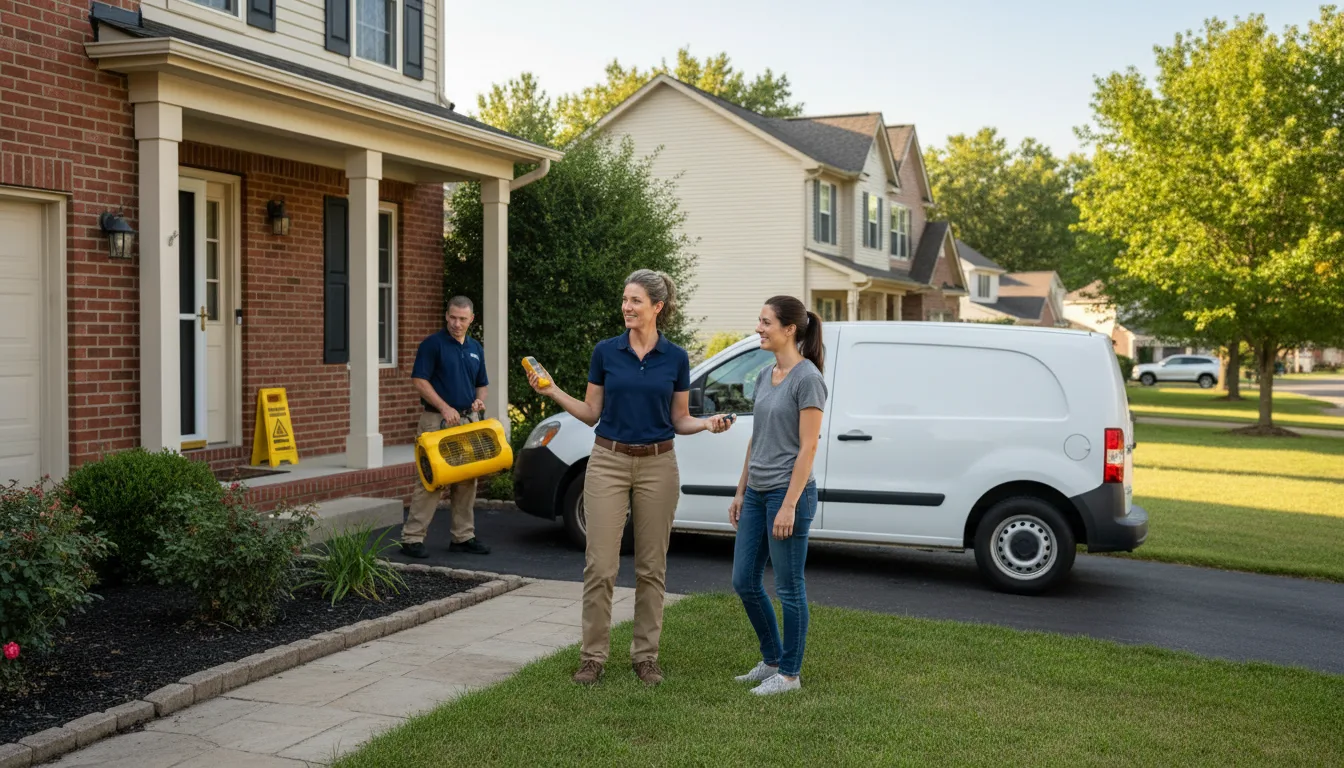 Residential water damage restoration in Tribes Hill, NY